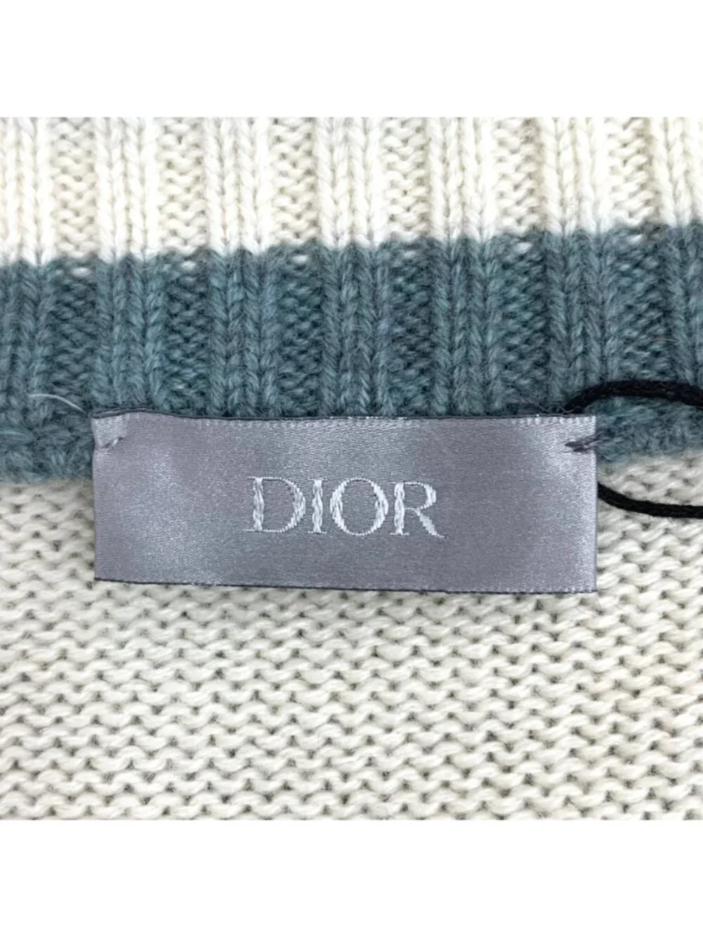 Dior x Travis Scott Collection Beige Cashmere V-Neck Knit Vest
